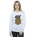 Pikkukuva 2 / 3: Harry Potter Womens/Ladies Hufflepuff Sketch Crest Sweatshirt