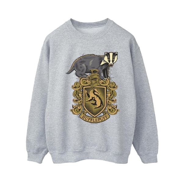 Harry Potter Womens/Ladies Hufflepuff Sketch Crest Sweatshirt