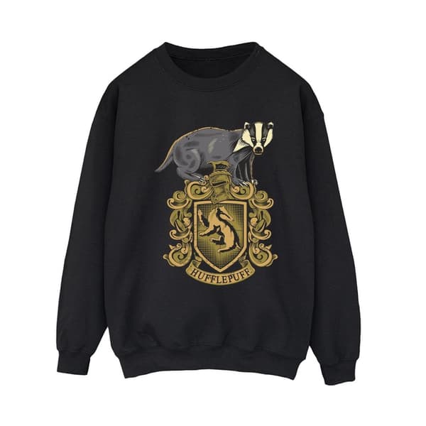Harry Potter Womens/Ladies Hufflepuff Sketch Crest Sweatshirt