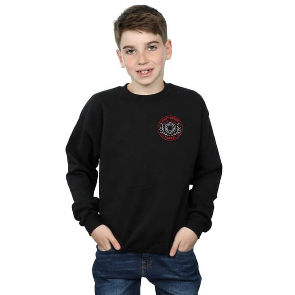 Star Wars: The Rise of Skywalker Star Wars The Rise Of Skywalker First Order Forces Sweatshirt med brösttryck för pojkar