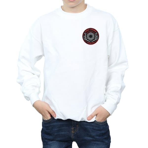 Star Wars: The Rise of Skywalker Star Wars The Rise Of Skywalker First Order Forces Sweatshirt med brösttryck för pojkar