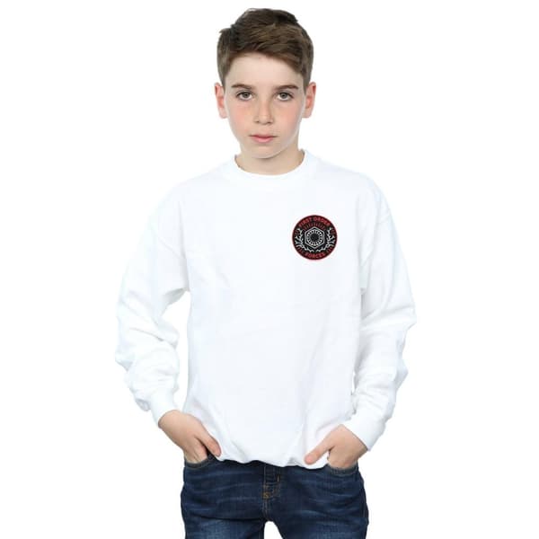 Star Wars: The Rise of Skywalker Star Wars The Rise Of Skywalker First Order Forces Sweatshirt med brösttryck för pojkar