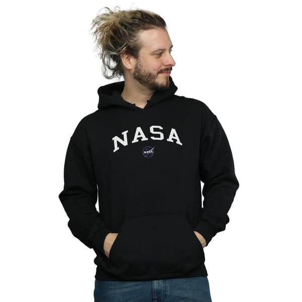 NASA Mens Collegiate Logo Hoodie