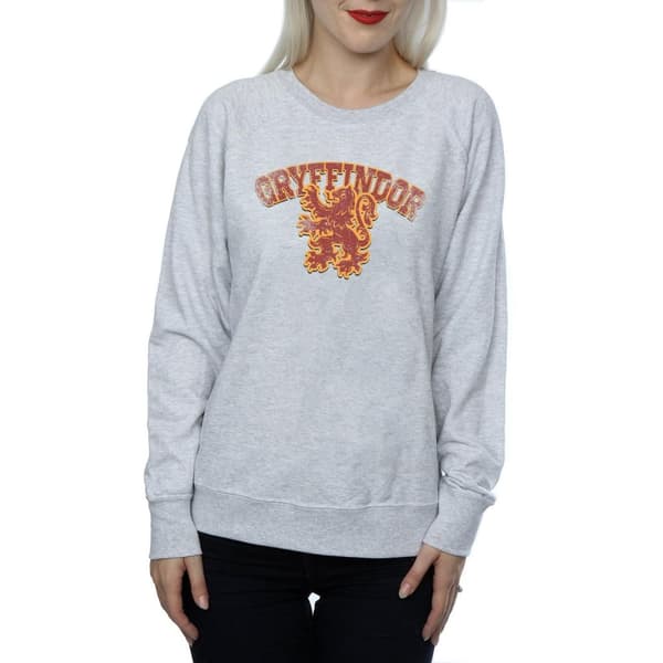 Harry Potter Gryffindor Sport Emblem Sweatshirt för kvinnor/damer