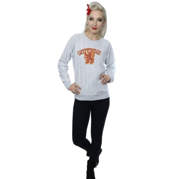 Harry Potter Gryffindor Sport Emblem Sweatshirt för kvinnor/damer
