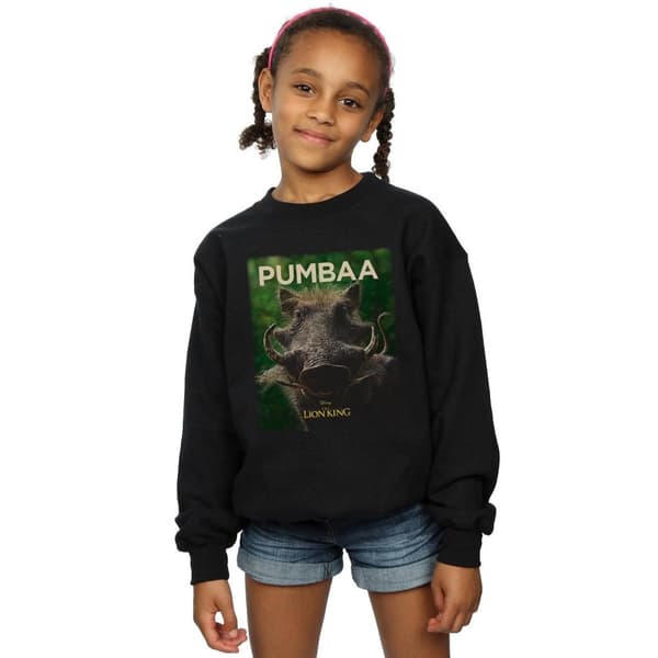 Disney Girls The Lion King Movie Pumbaa Poster Sweatshirt
