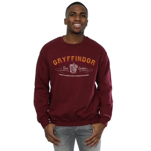 Harry Potter Mens Gryffindor Team Quidditch Sweatshirt