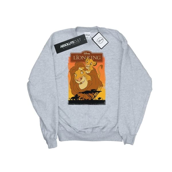 Disney Mens The Lion King Simba And Mufasa Sweatshirt
