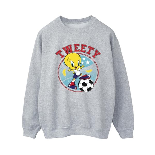 Looney Tunes Tweety Football Circle - Sweatshirt för damer/kvinnor