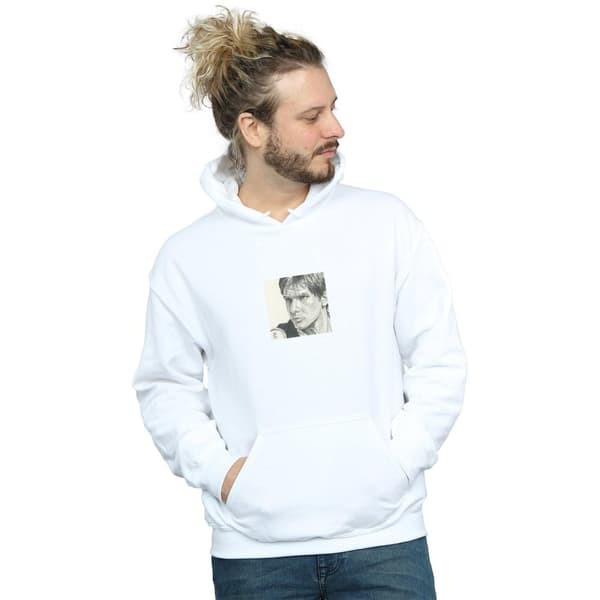 Star Wars Mens Han Solo Drawing Hoodie