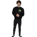 Miniatyrbilde 4 av 5: Looney Tunes Mens Marvin The Martian Face Faux Pocket Sweatshirt