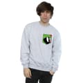 Miniatyrbilde 2 av 5: Looney Tunes Mens Marvin The Martian Face Faux Pocket Sweatshirt