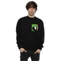Miniatyrbilde 2 av 5: Looney Tunes Mens Marvin The Martian Face Faux Pocket Sweatshirt
