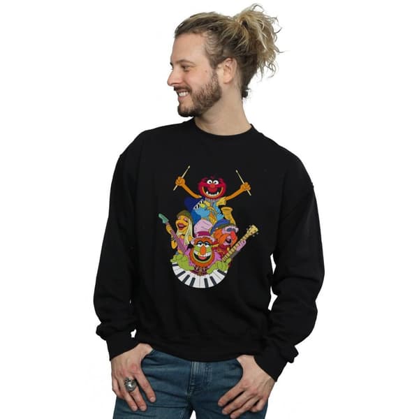 Disney Mens The Muppets Dr Teeth And The Electric Mayhem Sweatshirt