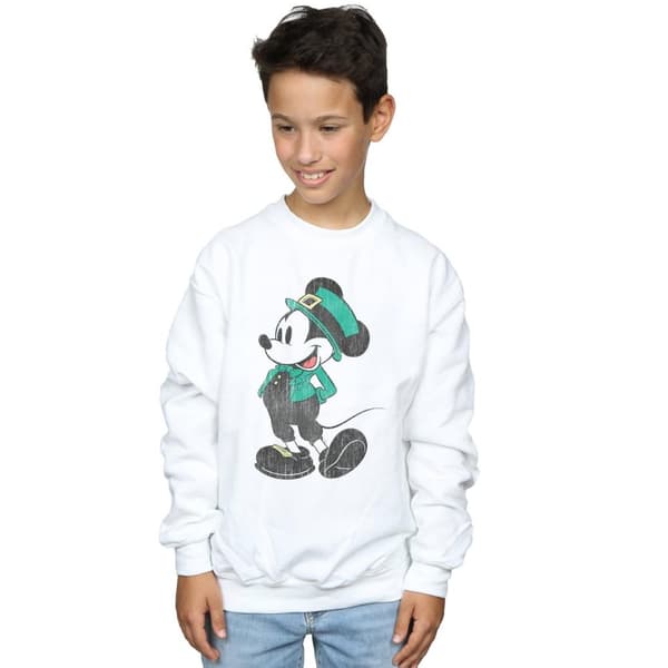 Disney Boys Mickey Mouse St Patrick Costume Sweatshirt