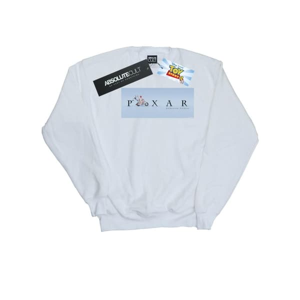 Disney Mens Toy Story 4 Duke Caboom Pixar Studios Logo Sweatshirt