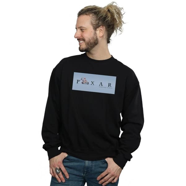 Disney Mens Toy Story 4 Duke Caboom Pixar Studios Logo Sweatshirt