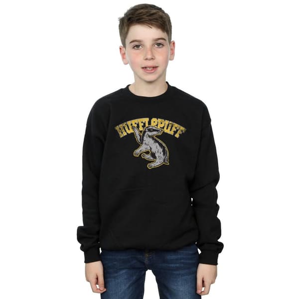 Harry Potter Boys Hufflepuff Sport Emblem Sweatshirt
