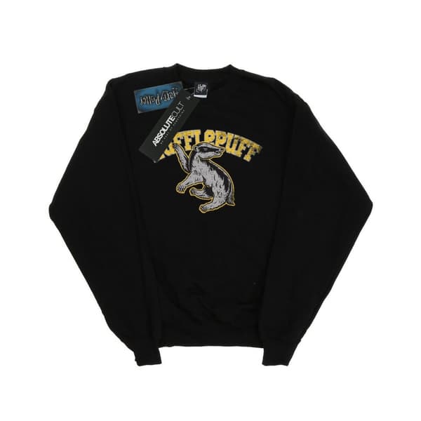 Harry Potter Boys Hufflepuff Sport Emblem Sweatshirt