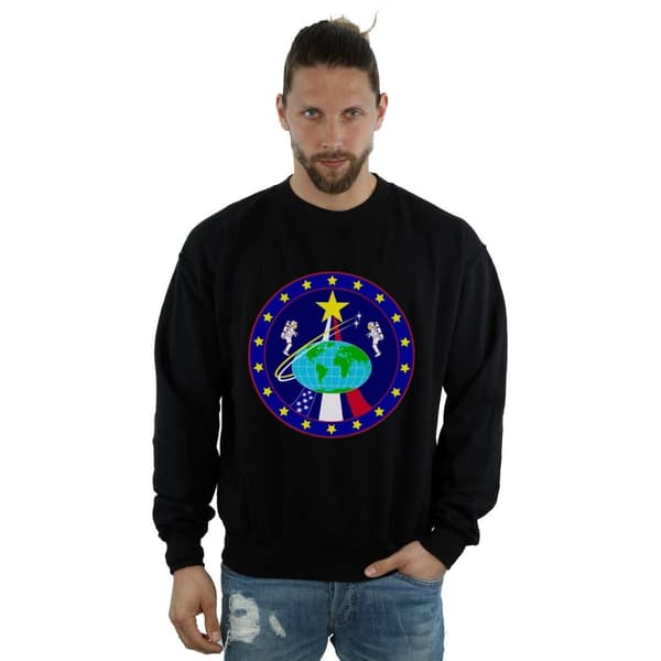 NASA Mens Classic Globe Astronauts Sweatshirt