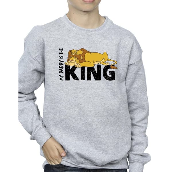 Disney Boys The Lion King Daddy Is King Sweatshirt