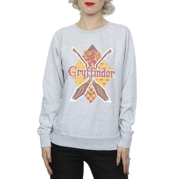 Harry Potter Womens/Ladies Gryffindor Lozenge Sweatshirt