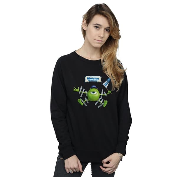 Disney Womens/Ladies Monsters University Taped Mike Sweatshirt