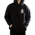 Miniatyrbillede 3 af 5: Looney Tunes Mens Tweety Pie Striped Faux Pocket Hoodie