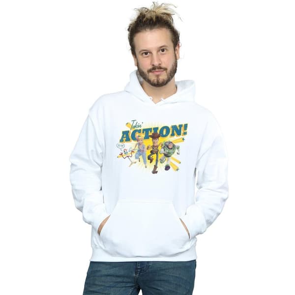 Disney Mens Toy Story 4 Takin´ Action Hoodie