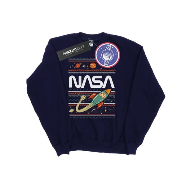 NASA Girls Fair Isle Sweatshirt