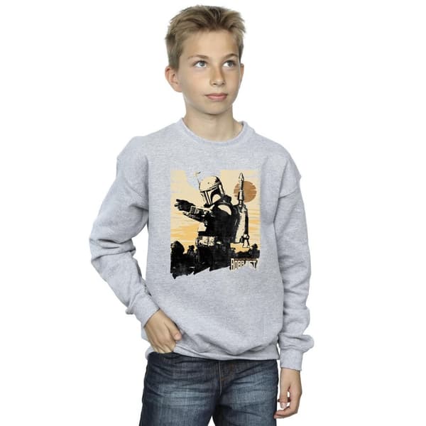 Star Wars Pojkar The Book Of Boba Fett Points Sweatshirt
