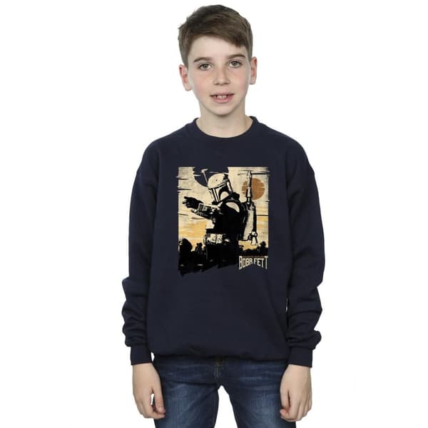 Star Wars Pojkar The Book Of Boba Fett Points Sweatshirt