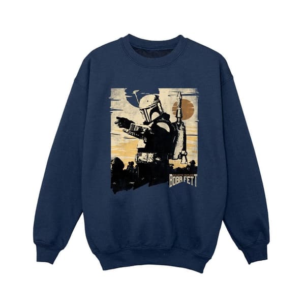 Star Wars Pojkar The Book Of Boba Fett Points Sweatshirt