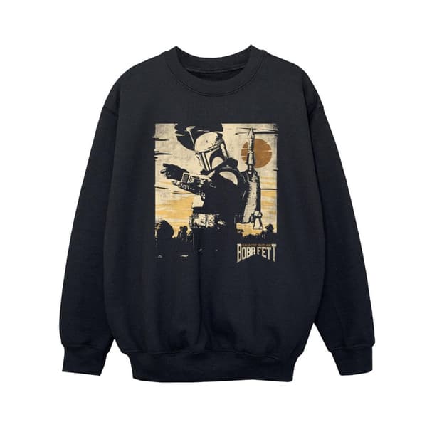 Star Wars Pojkar The Book Of Boba Fett Points Sweatshirt