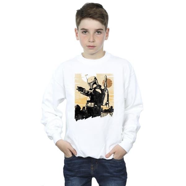 Star Wars Pojkar The Book Of Boba Fett Points Sweatshirt