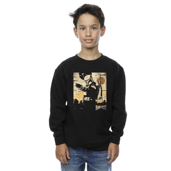 Star Wars Pojkar The Book Of Boba Fett Points Sweatshirt