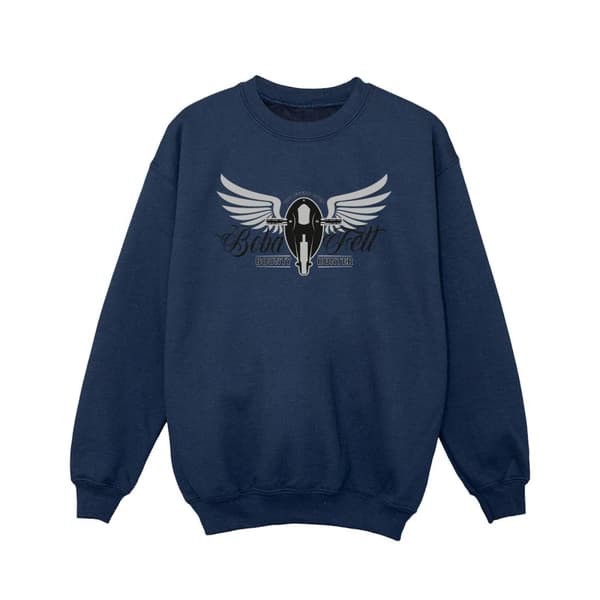 Star Wars Girls The Book Of Boba Fett Legend Lives Ship Crest Sweatshirt