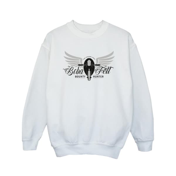 Star Wars Girls The Book Of Boba Fett Legend Lives Ship Crest Sweatshirt