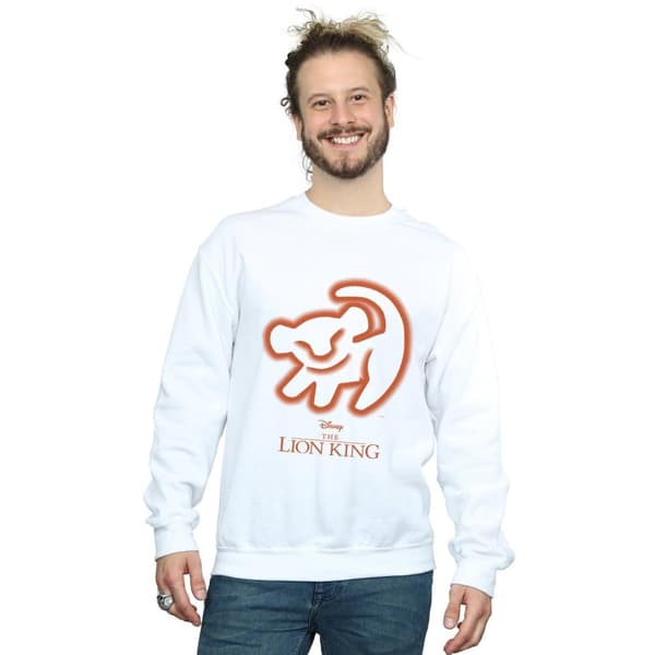 Disney Mens The Lion King - Sweatshirt med grottmålning