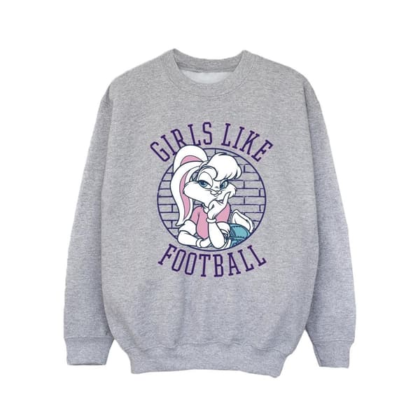 Looney Tunes Girls Lola Bunny Girls Like Football Sweatshirt
