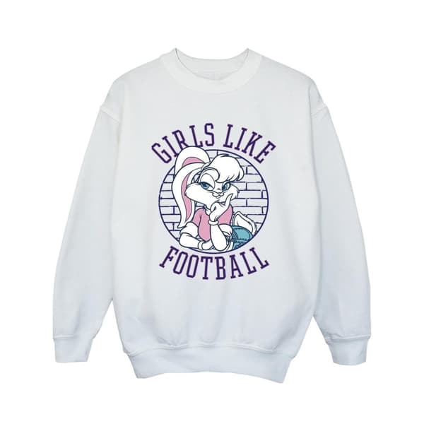Looney Tunes Girls Lola Bunny Girls Like Football Sweatshirt