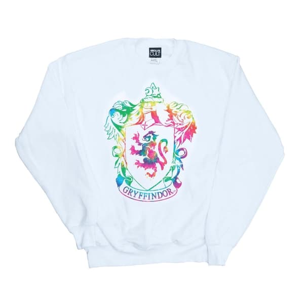 Harry Potter Dam/kvinnor Gryffindor Crest Tie Dye Infill Sweatshirt
