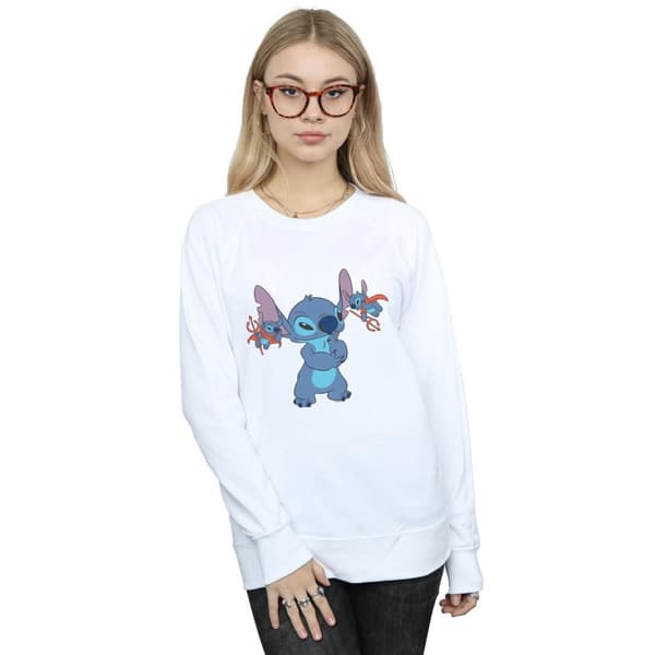 Disney Womens/Ladies Lilo And Stitch Little Devils Sweatshirt