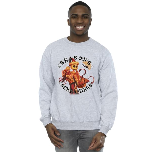 Disney Mens The Nightmare Before Christmas Seasons Screamings Sweatshirt