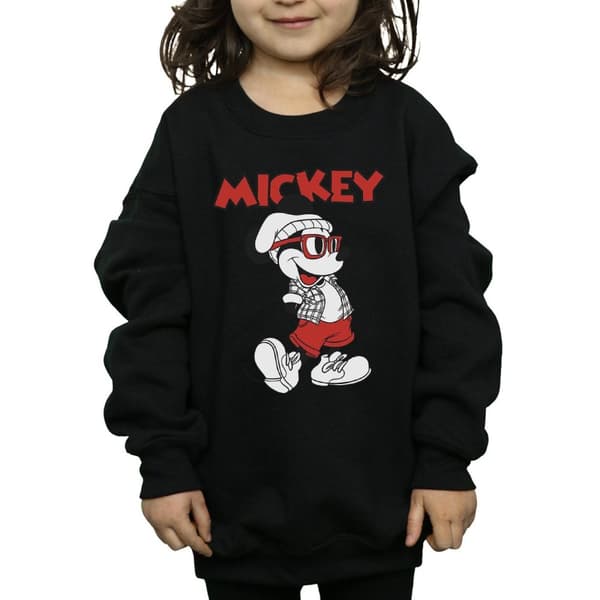 Disney Girls Mickey Mouse Hipster Sweatshirt