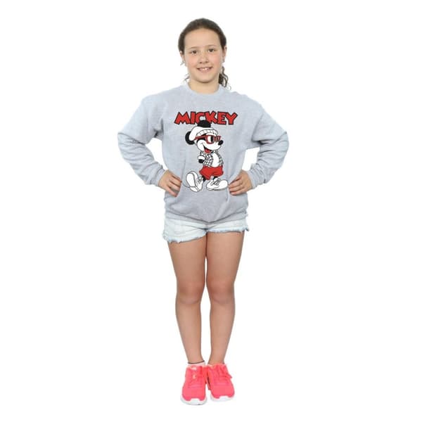 Disney Girls Mickey Mouse Hipster Sweatshirt