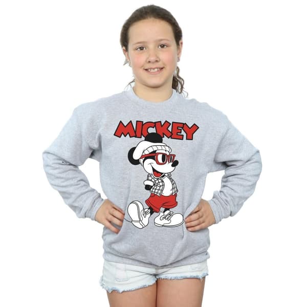 Disney Girls Mickey Mouse Hipster Sweatshirt