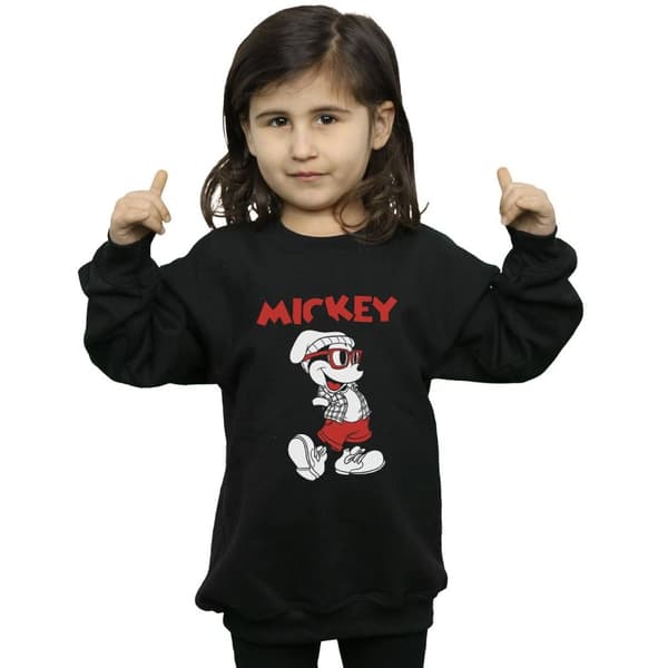 Disney Girls Mickey Mouse Hipster Sweatshirt