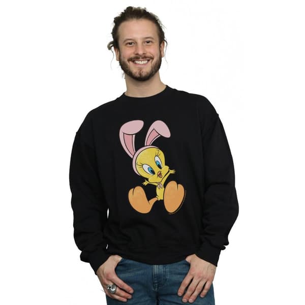 Looney Tunes Sweatshirt med kaninöron från Tweety Pie för herrar