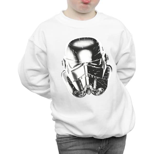 Star Wars Boys Stormtrooper Warp Speed Helmet Sweatshirt